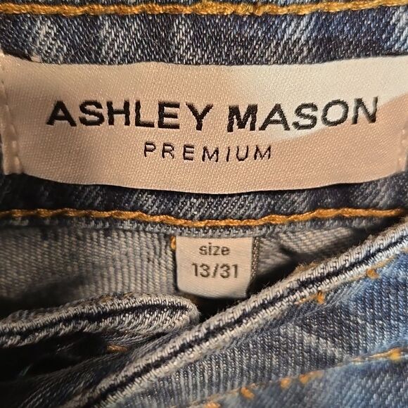 Ashley Mason Premium pearl front jeans size 13 - Picture 5 of 10